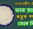 ডায়াবেটিস ঠেকাতে ভাত রান্নার নতুন পদ্ধতি জেনে নিন – মায়ের হাতের রান্না